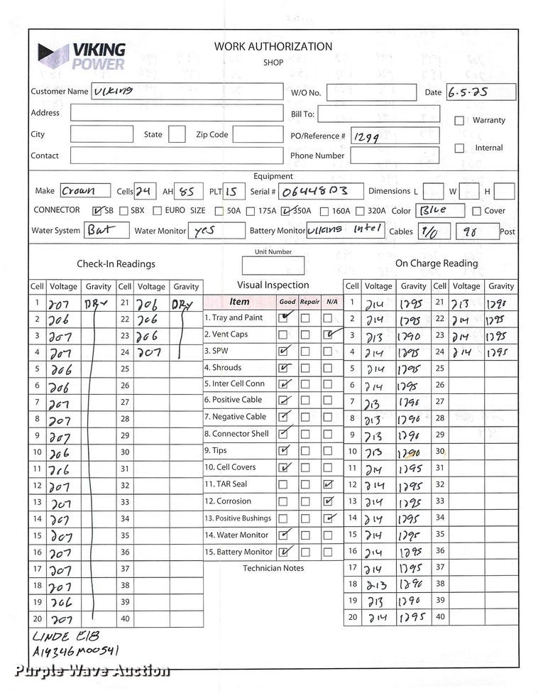 image for item ND9975 2023 Linde E18 forklift
