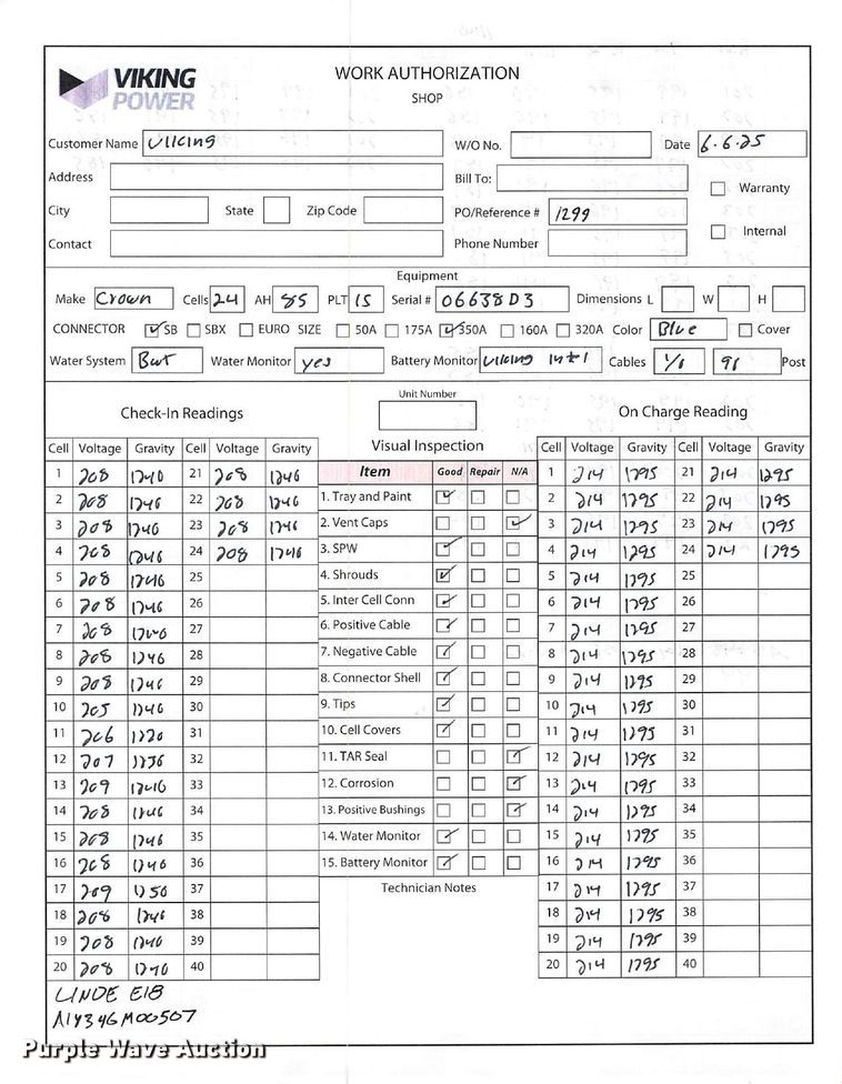 image for item ND9982 2023 Linde E18 forklift