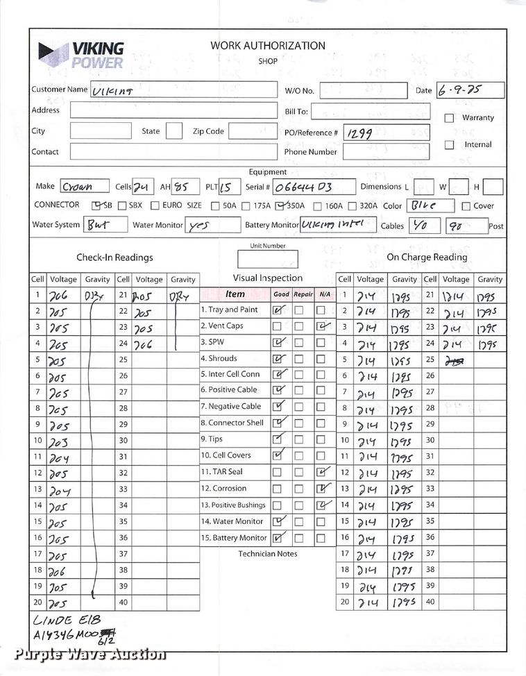 image for item ND9983 2023 Linde E18 forklift