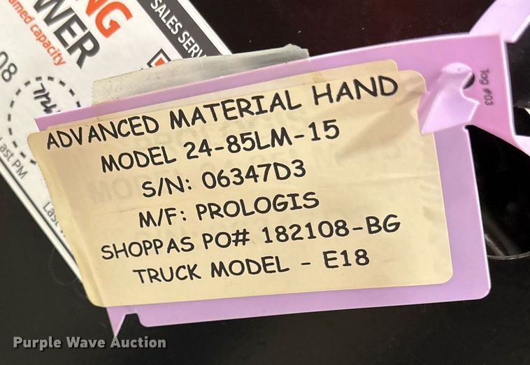 image for item ND9985 2023 Linde E18 forklift