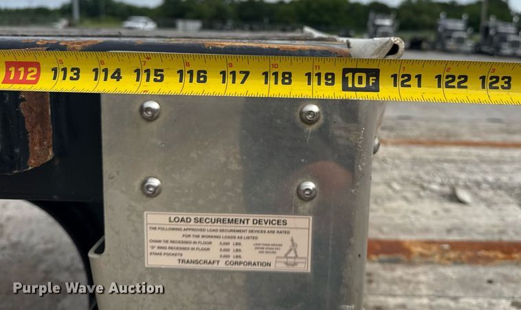 image for item DM5747 2020 Transcraft drop deck equipment trailer