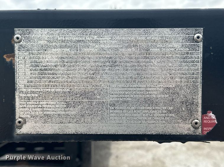 image for item DM5747 2020 Transcraft drop deck equipment trailer