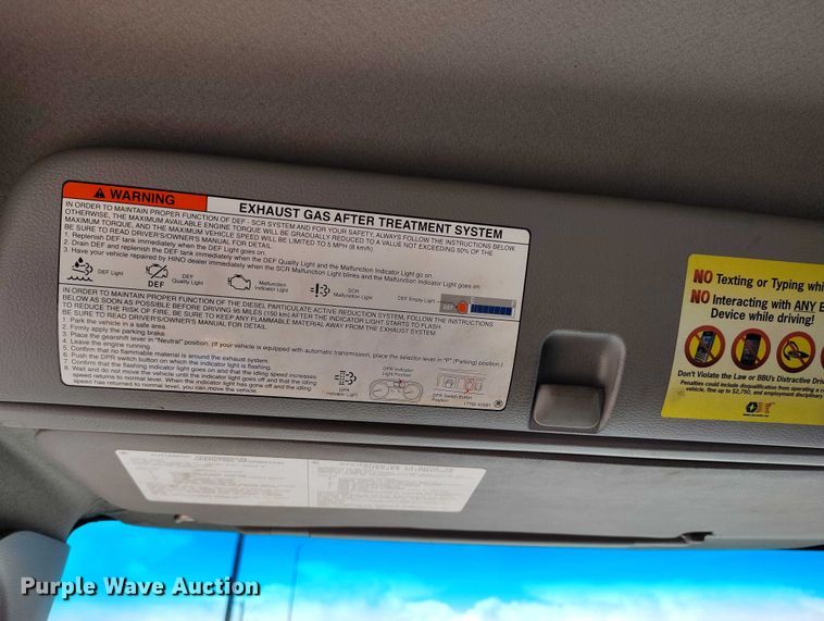 image for item DP4982 2014 Hino 268 box truck