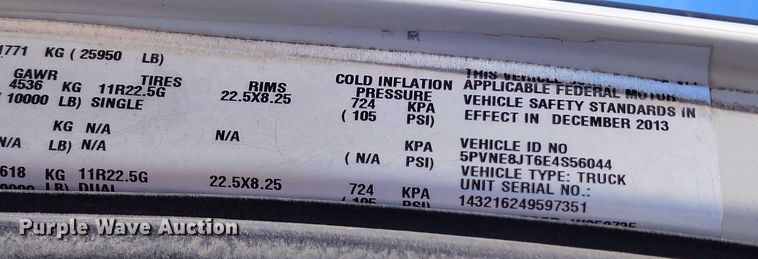 image for item DP4983 2014 Hino 268 box truck