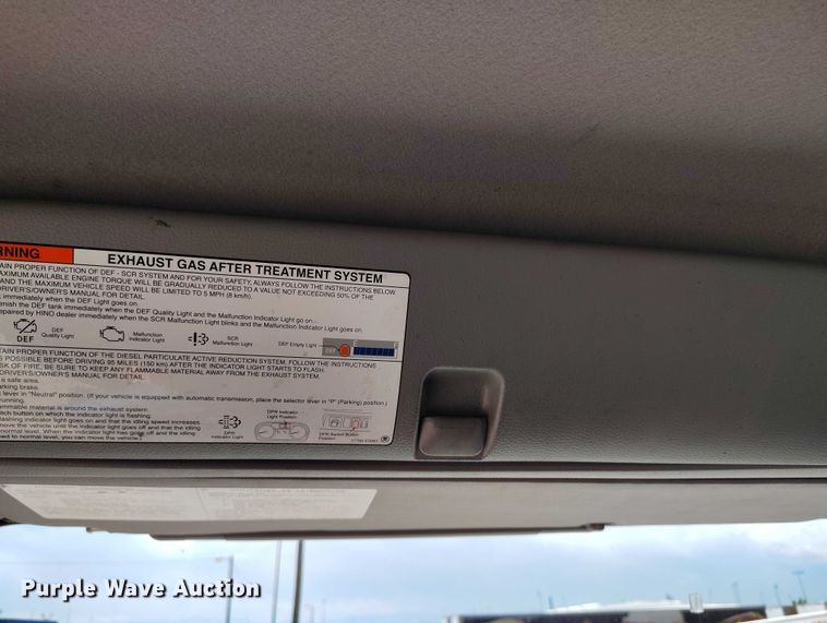 image for item DP4984 2014 Hino 268 box truck