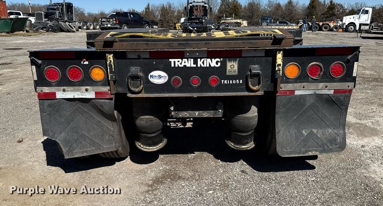 image for item DS3635 2017 Trail King TK110HDG lowboy equipment trailer
