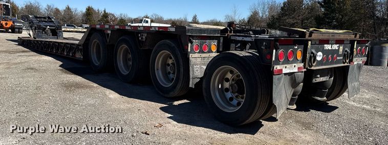 image for item DS3635 2017 Trail King TK110HDG lowboy equipment trailer