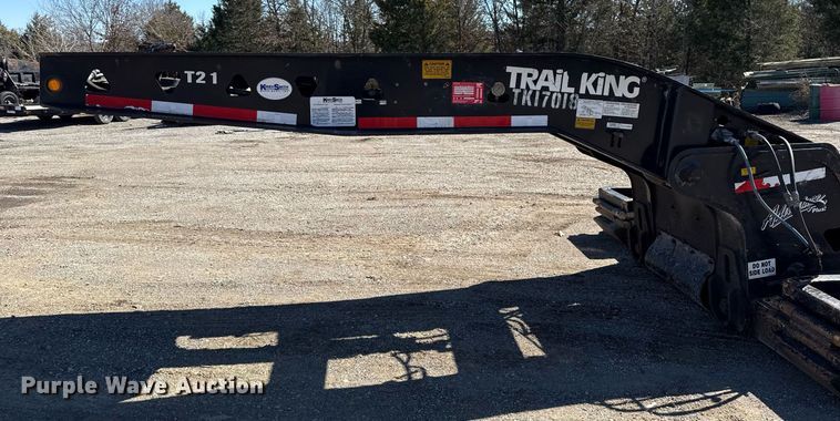 image for item DS3635 2017 Trail King TK110HDG lowboy equipment trailer