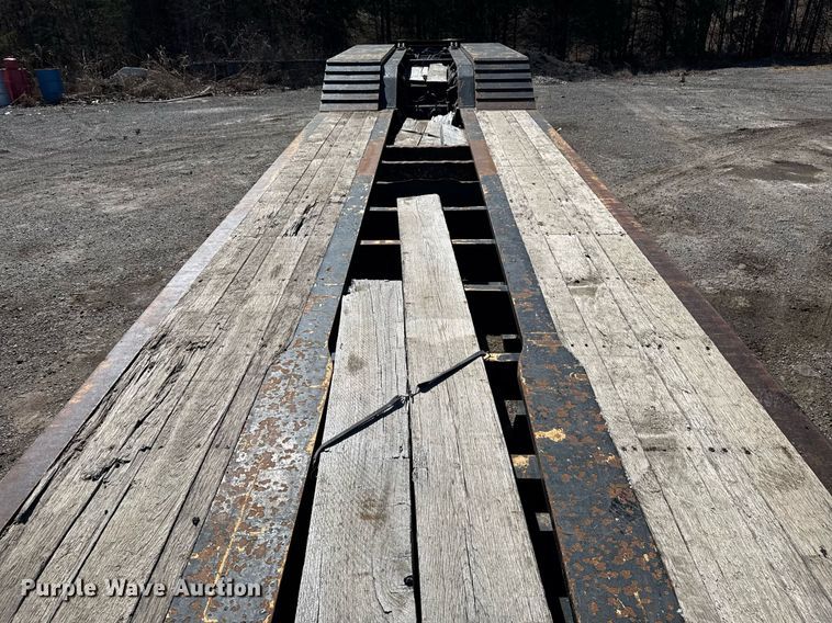 image for item DS3635 2017 Trail King TK110HDG lowboy equipment trailer