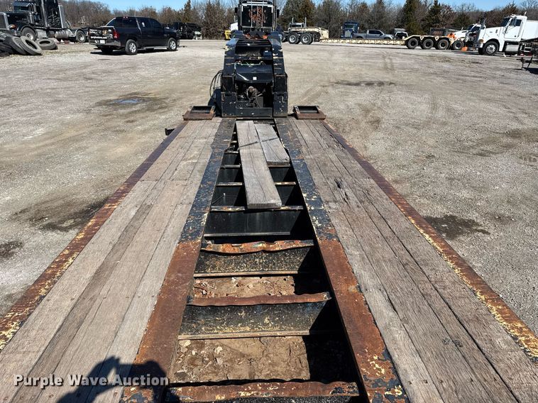 image for item DS3635 2017 Trail King TK110HDG lowboy equipment trailer