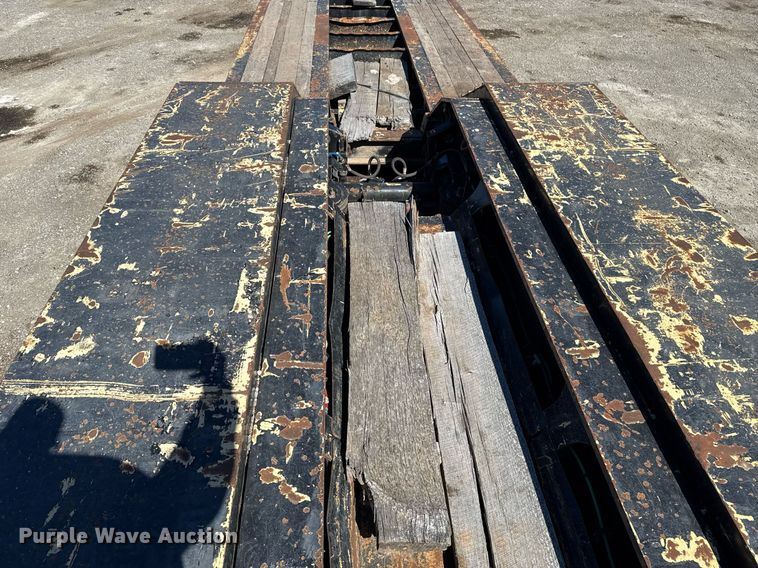 image for item DS3635 2017 Trail King TK110HDG lowboy equipment trailer