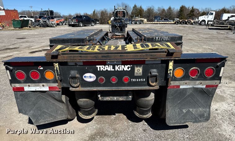 image for item DS3635 2017 Trail King TK110HDG lowboy equipment trailer