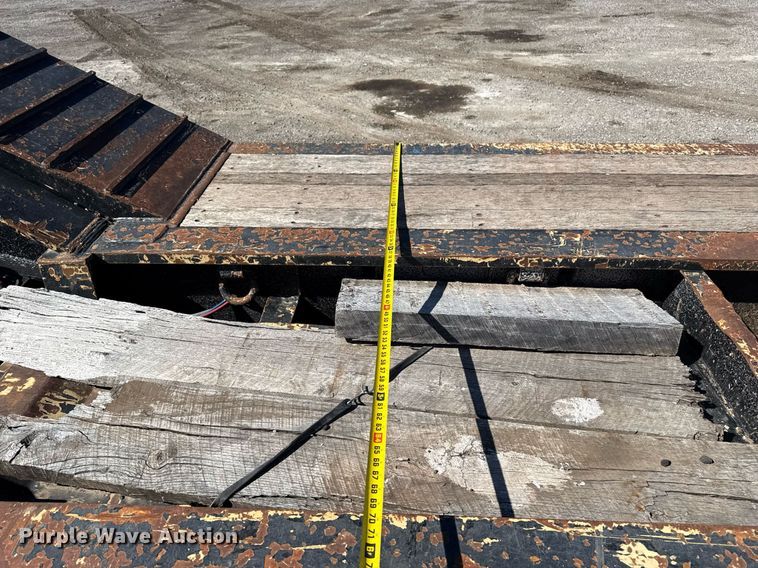 image for item DS3635 2017 Trail King TK110HDG lowboy equipment trailer