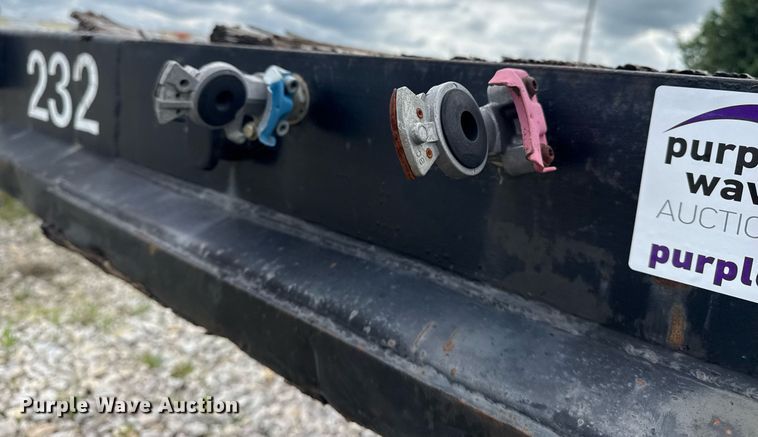 image for item DS3740 1973 Fruehauf PB-F2-40-65 flatbed trailer