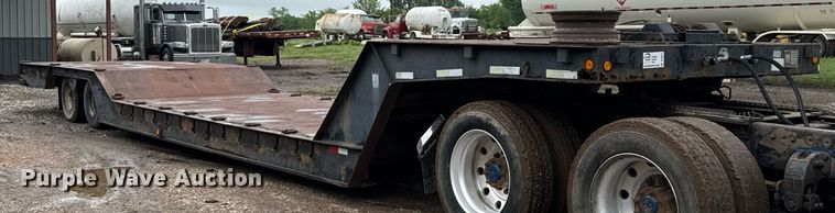 image for item DT6617 1989 Trail King TK60HTXL-462 double drop deck equipment trailer