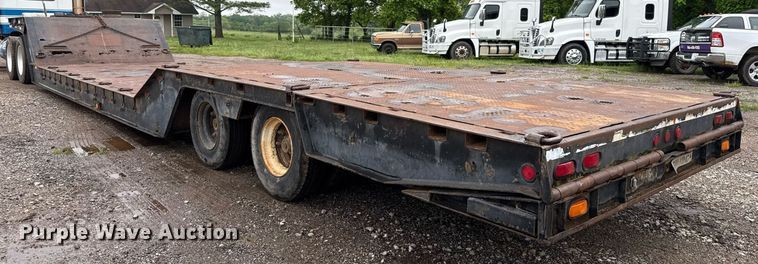 image for item DT6617 1989 Trail King TK60HTXL-462 double drop deck equipment trailer