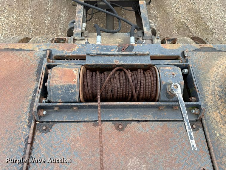 image for item DT6617 1989 Trail King TK60HTXL-462 double drop deck equipment trailer