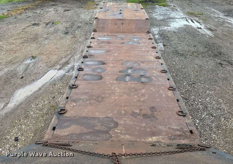 image for item DT6617 1989 Trail King TK60HTXL-462 double drop deck equipment trailer