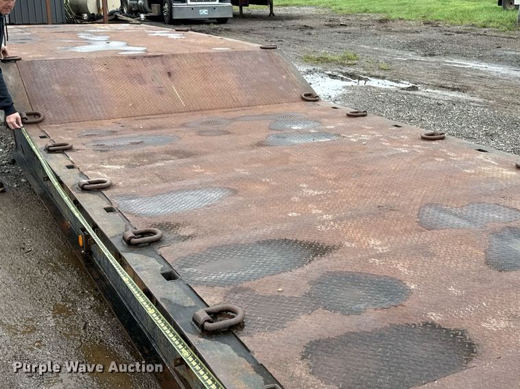 image for item DT6617 1989 Trail King TK60HTXL-462 double drop deck equipment trailer