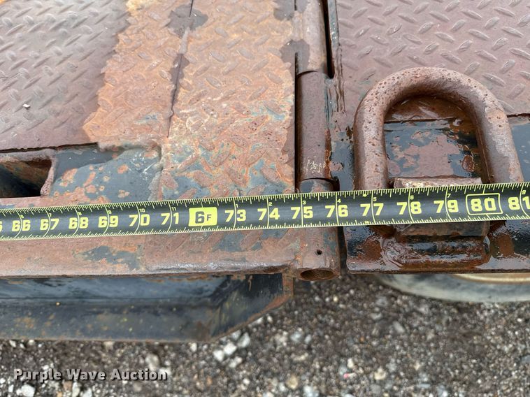 image for item DT6617 1989 Trail King TK60HTXL-462 double drop deck equipment trailer