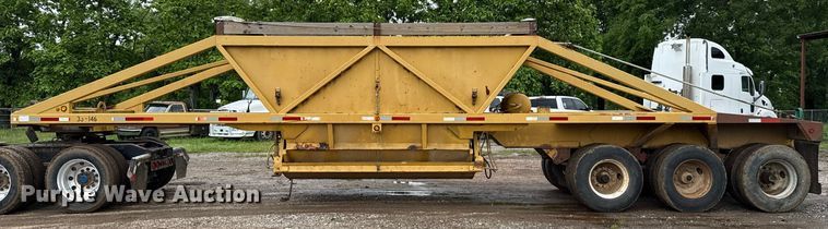 image for item DT6618 1984 Red River Manufacturing bottom dump trailer