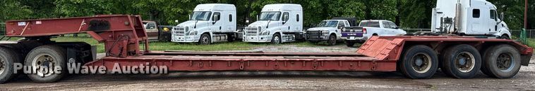 image for item DT6622 1976 Trailbec FB-600-DE lowboy equipment trailer