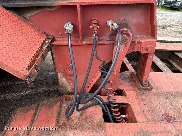 image for item DT6622 1976 Trailbec FB-600-DE lowboy equipment trailer