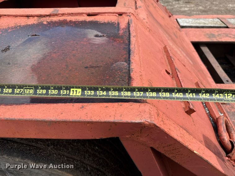 image for item DT6622 1976 Trailbec FB-600-DE lowboy equipment trailer