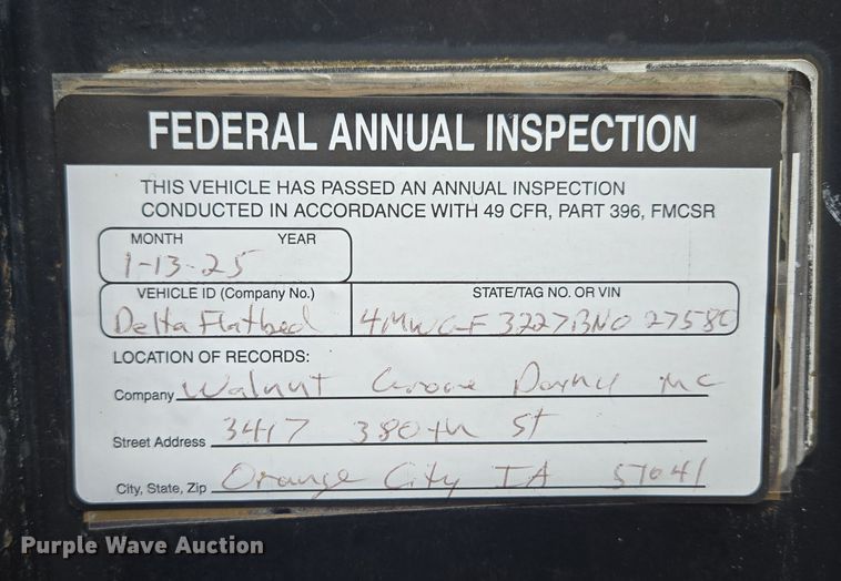 image for item DT7189 2011 Delta Manufacturing INC equipment trailer