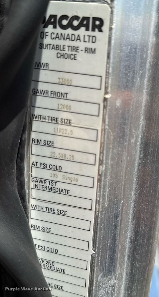 image for item DU9160 2012 Peterbilt 337 truck cab and chassis