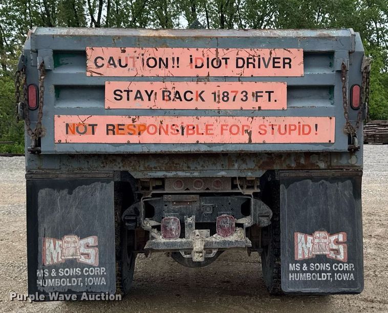 image for item DV2661 2006 Chevrolet C8500 dump truck