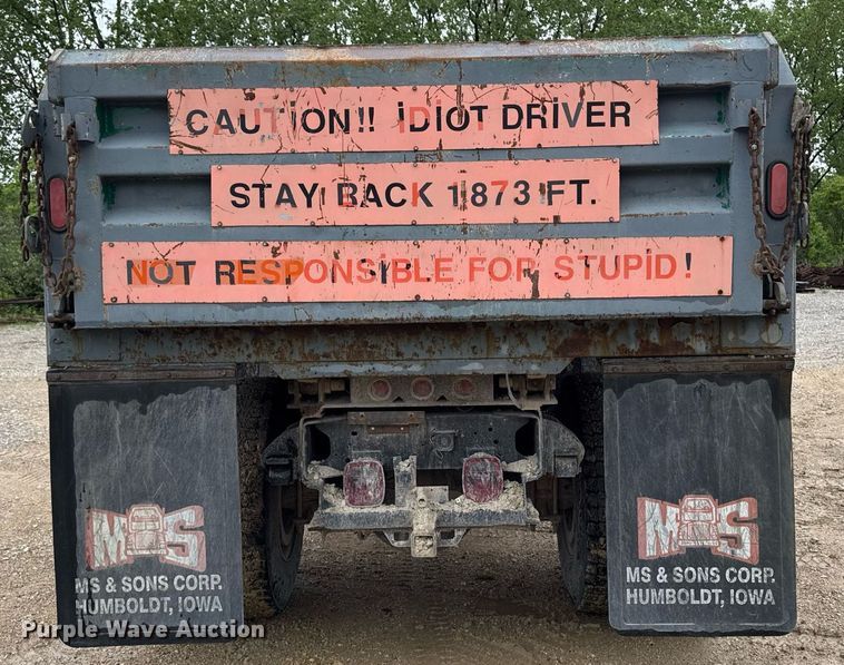 image for item DV2661 2006 Chevrolet C8500 dump truck