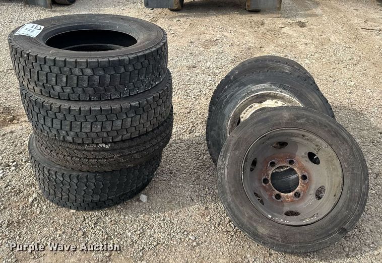 image for item DV4073 (10) 225/70R19.5 tires