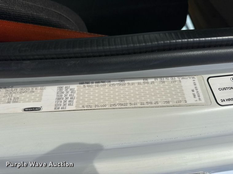 image for item DV4077 2017 Freightliner Business Class M2 semi truck