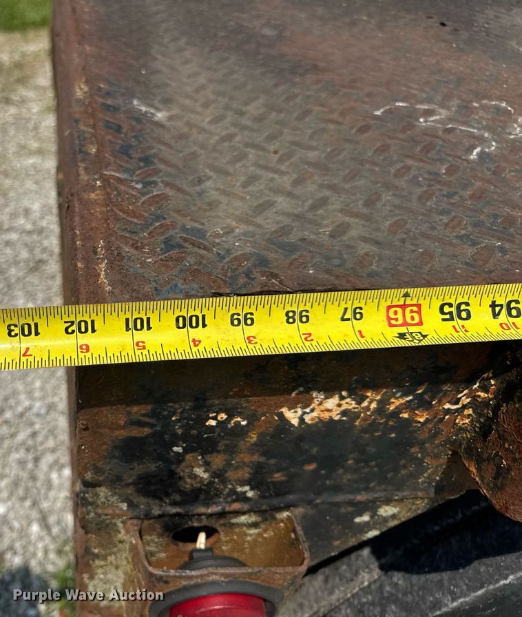 image for item DV4133 1988 Trail King drop deck equipment trailer