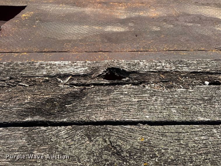 image for item DV4135 1970 Luttig drop deck equipment trailer