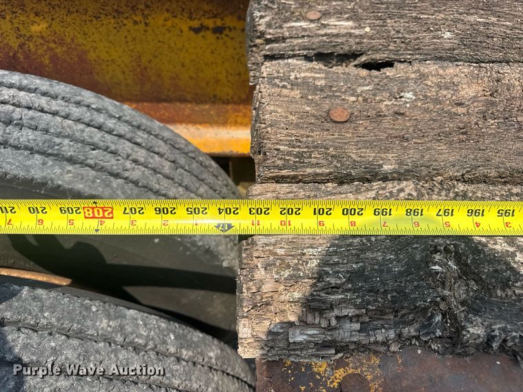 image for item DV4135 1970 Luttig drop deck equipment trailer