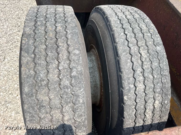 image for item DV4135 1970 Luttig drop deck equipment trailer