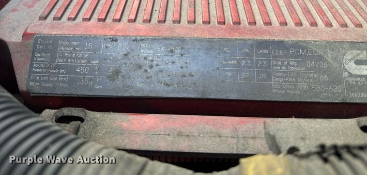 image for item DW1974 2007 International 9400I semi truck