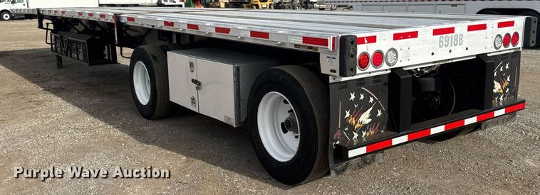 image for item DY0006 2019 Transcraft 554 C  flatbed trailer