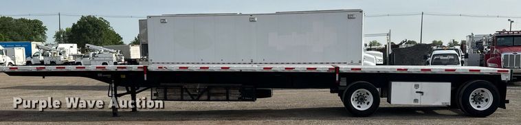 image for item DY0006 2019 Transcraft 554 C  flatbed trailer