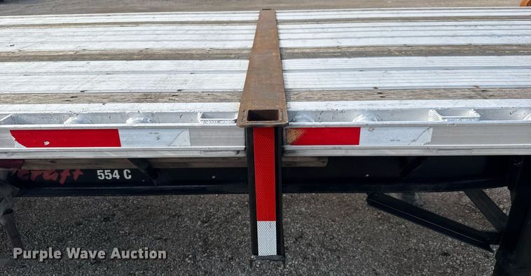 image for item DY0006 2019 Transcraft 554 C  flatbed trailer
