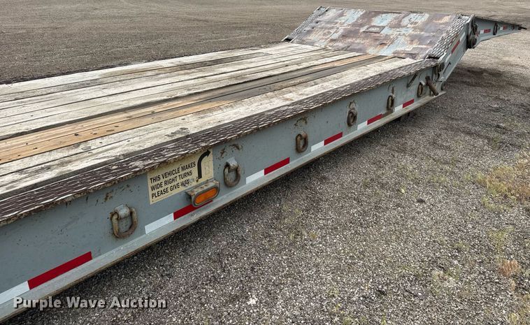 image for item DY0038 1985 Load King 504 DFP lowboy equipment trailer