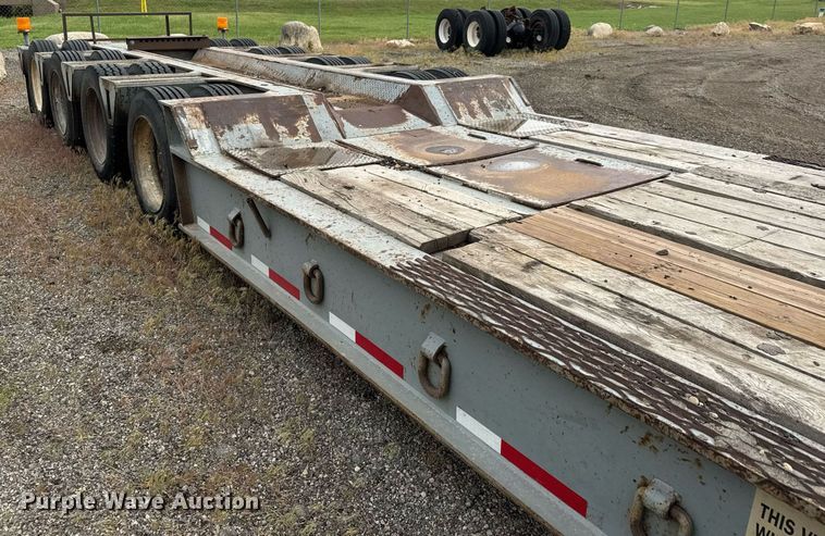 image for item DY0038 1985 Load King 504 DFP lowboy equipment trailer