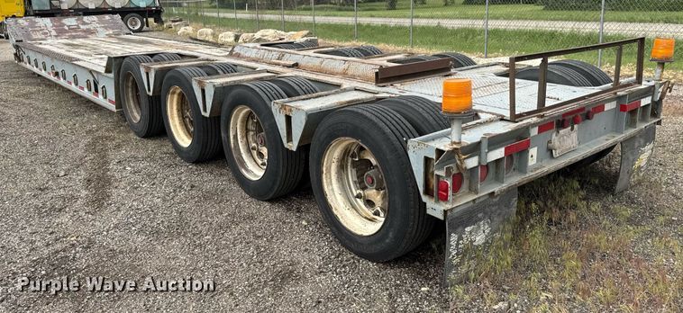 image for item DY0038 1985 Load King 504 DFP lowboy equipment trailer