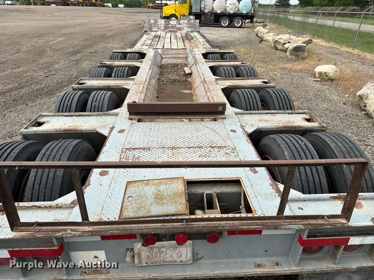 image for item DY0038 1985 Load King 504 DFP lowboy equipment trailer