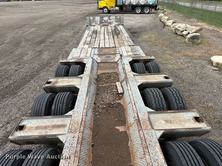 image for item DY0038 1985 Load King 504 DFP lowboy equipment trailer