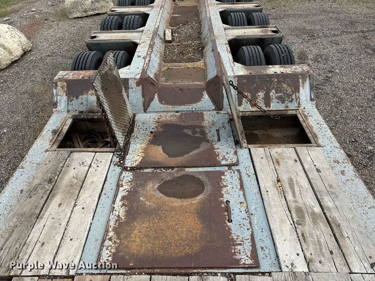 image for item DY0038 1985 Load King 504 DFP lowboy equipment trailer