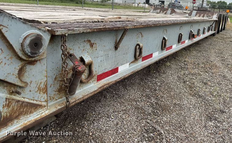 image for item DY0038 1985 Load King 504 DFP lowboy equipment trailer