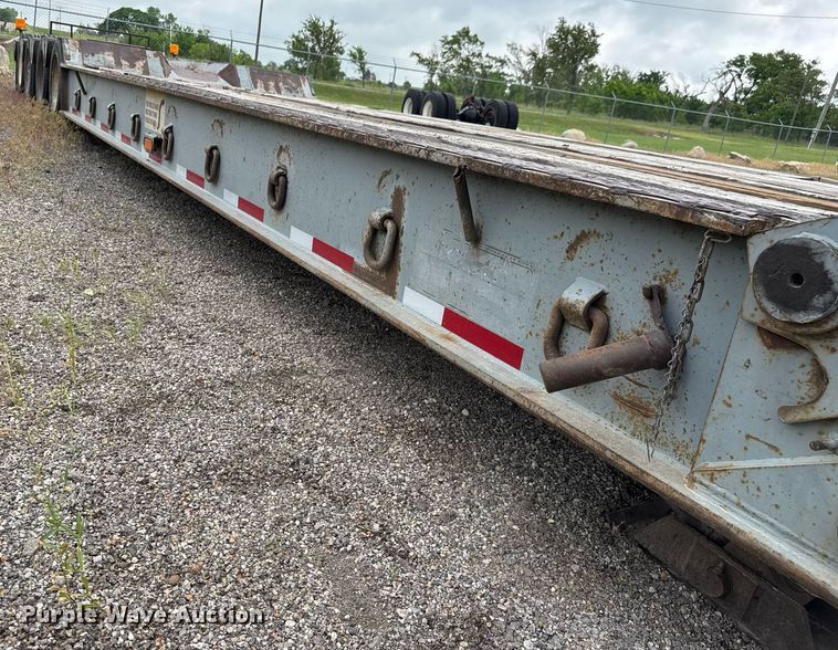 image for item DY0038 1985 Load King 504 DFP lowboy equipment trailer